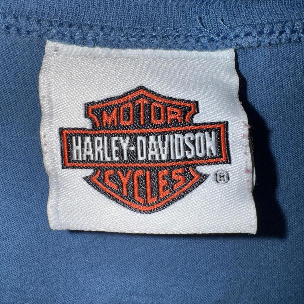 Harley Davidson V-Neck Black Pearl Belize Tee - Small - Picture 3 of 7